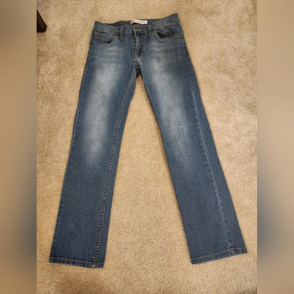 Levi's Denim - Womens Medium Wash Levi's 510 Skinny Straight Leg Jeans Size 28" Waist #C52